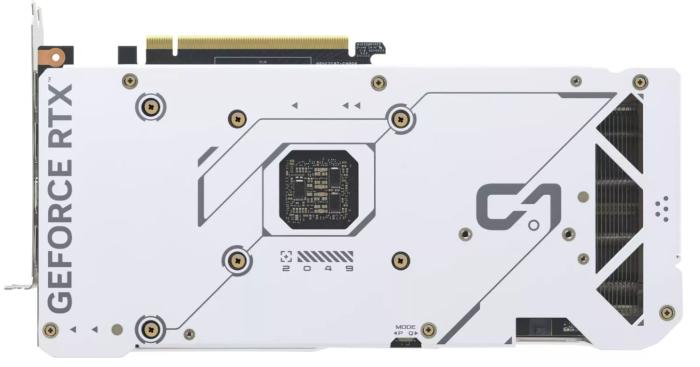 GeForce PCI-E RTX4070 Asus 12GB GDDR6X Dual OC White [DUAL-RTX4070-O12G-WHITE] (1xHDMI 2.1a, 3xDP 1.4a) (192-bit, PCI-E 4.0)