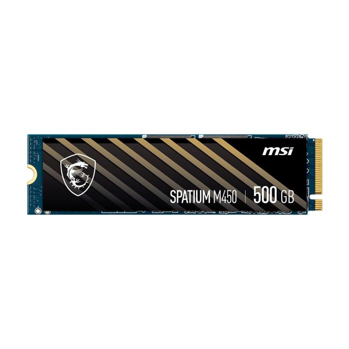 MSI Spatium M450 500GB SSD M.2 2280 PCIe4x4 NVMe (3600/2300 MB/s) [S78-440K090-P83]