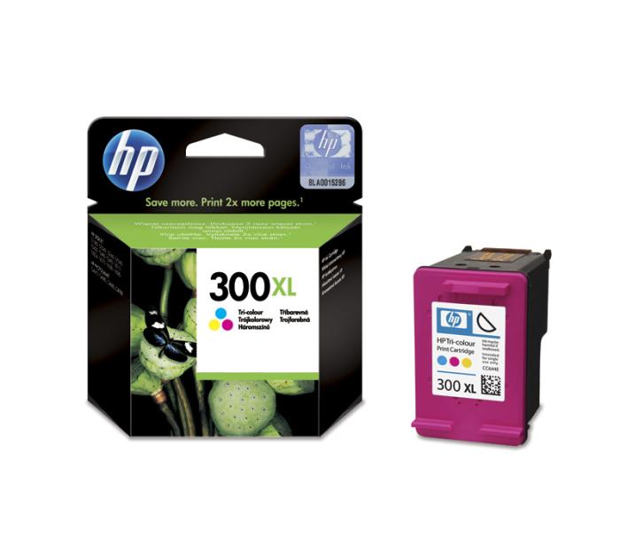 CC644EE (300XL) - kolor, oryginalny wkład z atramentem HP, 11 ml, 440 stron (HP deskjet d2500, d2530, d2560, f4210, f4280, f2480, f4580, d1660, d2660, d2545, d2563, d2566, d2568, d5560)