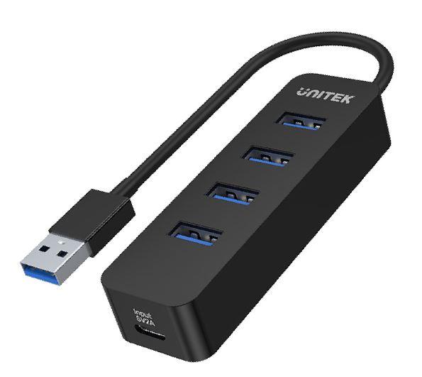 Unitek H1117A USB-A 3.1 Hub (4xUSB 3.1, 1xUSB-C PD10W) (15 cm)