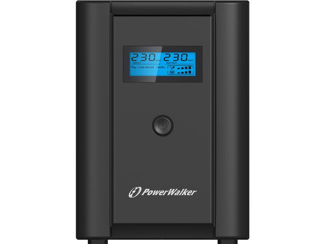 UPS POWERWALKER LINE-INTERACTIVE 1200VA, 6X IEC OUT, RJ11/RJ45 IN/OUT, USB, LCD [VI 1200 SHL IEC]