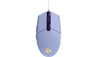 Logitech G203 LightSync Lilac USB 8000dpi 1000Hz (optyczna, 1, 6) [910-005853]