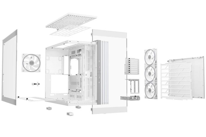 be quiet! Light Base 900 FX White E-ATX Midi ARGB [BGW72]