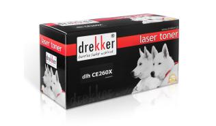 DLH-CE260X (649X) - czarny toner Drekker, 17 000 stron (zamiennik CE260X) (hp color laserjet enterprise CP4525xh, CP4525n, CP4525dn)