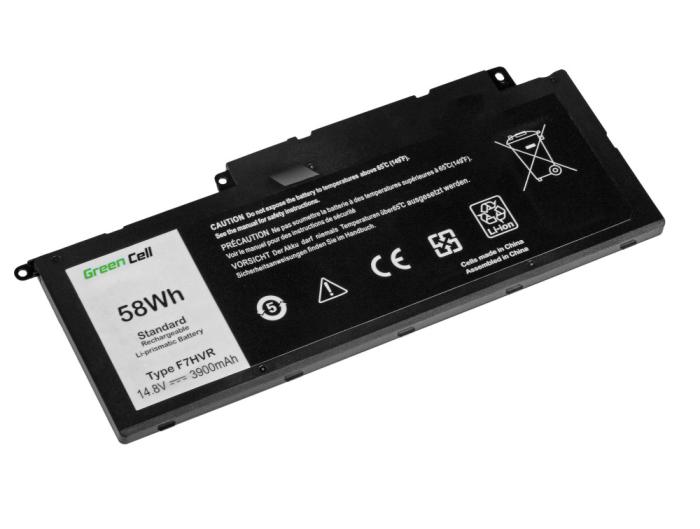 Green Cell bateria do Dell Inspiron 15 7537 17 7737 7746, 14.4V 3800 mAh [DE112]