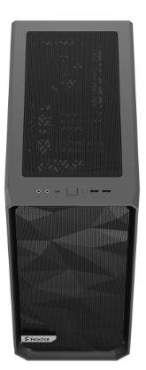 Fractal Design Meshify 2 Compact Gray TG Light Tint (szkło hartowane) (1x USB-C 3.1, 2x USB 3.1) (2x2.5, 6x3.5) [FD-C-MES2C-04]