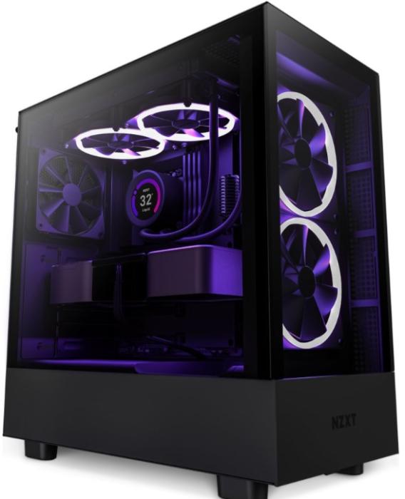 NZXT H5 Elite (czarny) (szkło hartowane) (1xUSB 3.2 Gen1, 1xUSB-C 3.2 Gen1) (2x2.5, 1x3.5) [CC-H51EB-01]