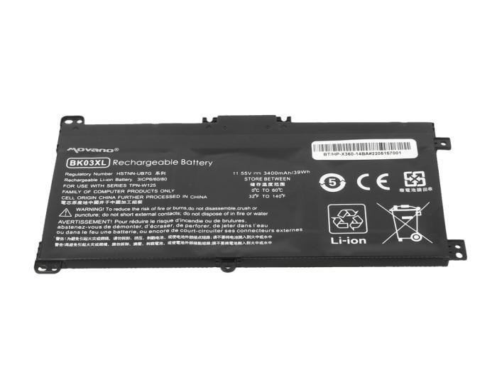 Movano bateria HP Pavilion X360 14-BA 11.55V, 3400mAh (39Wh) 3 ogniwa [BT/HP-X360-14BA]