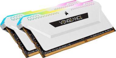 DDR4 32GB (2x16GB) 3600 MHz Corsair Vengeance RGB PRO SL CL18 White [CMH32GX4M2D3600C18W]
