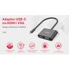Unitek V1168A (adapter) USB-C / HDMI 1.4, VGA