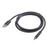 Gembird kabel USB-C Type-C (M) / USB 2.0 (M) (1.0 m) czarny [CCP-USB2-AMCM-1M]