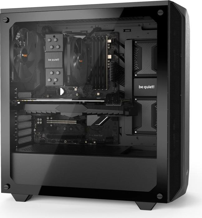 be quiet! Pure Base 500 Window Black ATX Midi z oknem (szkło hartowane) (2xUSB 3.2 Gen1) (5x2.5, 2x3.5/2.5) [BGW34]