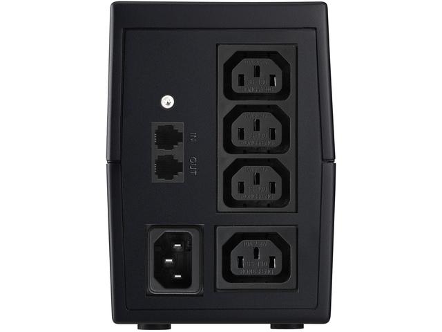UPS POWERWALKER LINE-INTERACTIVE 650VA, 4X IEC, RJ11 IN/OUT, USB, LCD [VI 650 SHL IEC]