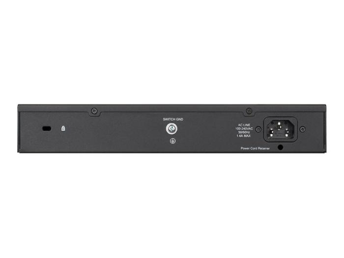 D-Link 24-Port Layer2 PoE Gigabit Smart Switch 24x 10/100/1000Mbit/s TP RJ-45 Port of which 12 x PoE 802.3af/802.3at802.3x Flow [DGS-1100-24PV2/E]