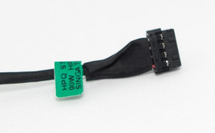 Gniazdo zasilania z kablem do wtyczki 7.4x5.0mm + pin HP do notebooków HP G6-2000, G7-2000, DM4-3000, 2000 8Pin / 7 kabli, dł. 12cm [661680-302 661680-YD1 661680-301 661680-TD1 682744-001 661680-001]