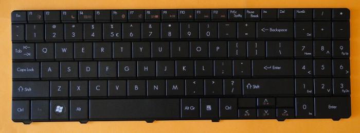 Klawiatura do notebooka Gateway NV52 NV53 NV54 NV78 NV79 EC54