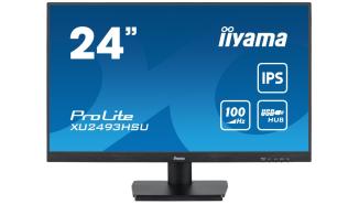 (24) 23.8 Iiyama ProLite XU2493HSU-B6 (IPS LED, 1920x1080, 250, 1ms, 100Hz) (HDMI, DP, 2xUSB 2.0, Audio) głośniki, czarny