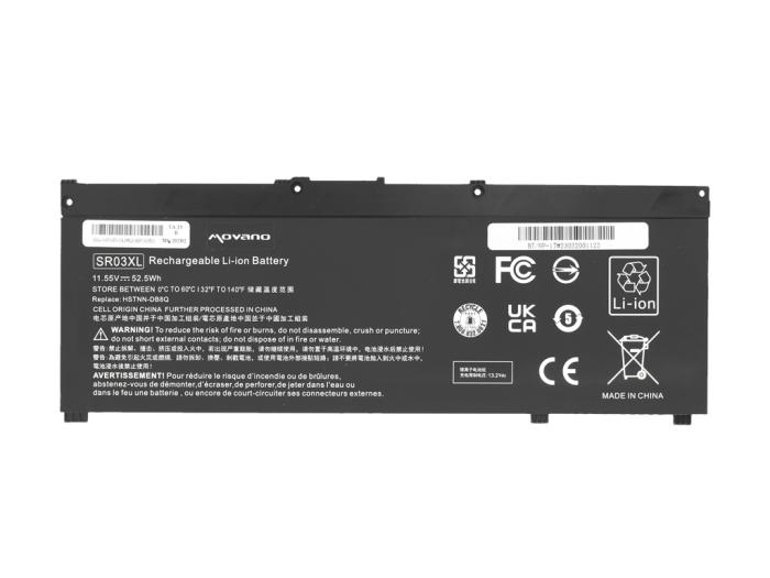 Movano bateria HP Pavilion Gaming 15 17 11.55V, 4545mAh (52.4Wh) 3 ogniwa [BT/HP-17]