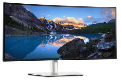 34’’ Dell UltraSharp U3425WE (IPS LED, 3440x1440, 300, 8/5ms, 100% sRGB, 100Hz) (HDMI 2.1, DP 1.4, RJ-45, 5xUSB-A 3.2, USB-C 3.2, USB-C 3.2 PD 15W, 2xThunderbolt 4.0) głośniki (2x5W), srebrny [210-BMDW]