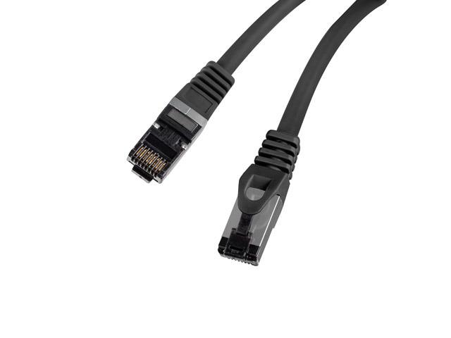 Lanberg (0.5m) Kabel sieciowy (Patchcord) kat.8.1 S/FTP LSZH CU Fluke Passed (czarny) [PCF8-10CU-0050-BK]