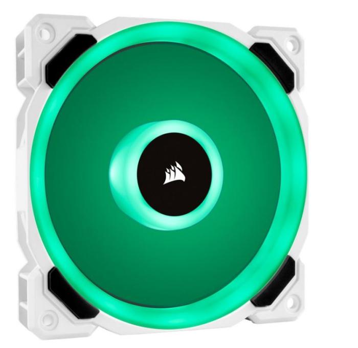 Corsair LL120 RGB LED Static Pressure PWM (3x120 mm) biały [CO-9050092-WW]