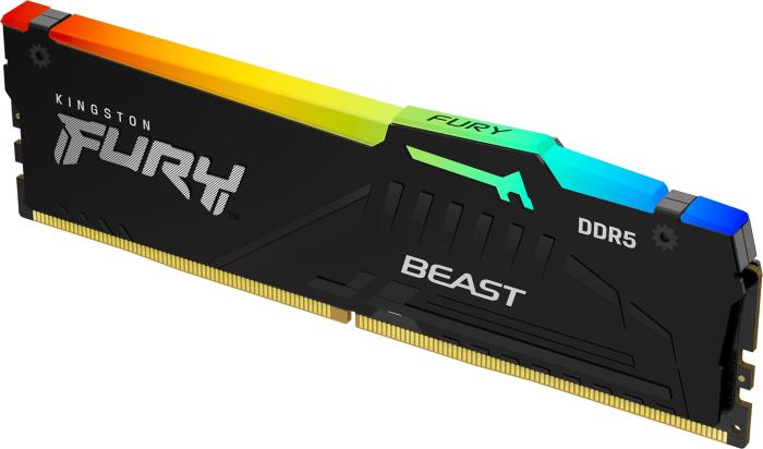 DDR5 32GB 5200 MHz Kingston Fury Beast RGB CL40 40-40-40 1.25V [KF552C40BBA-32]