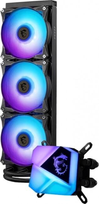 MSI MAG CoreLiquid C360 CPU Cooler (3x120 mm, 4-pin PWM + 3-pin ARGB, ARGB) (wodne) [306-7ZW2R31-813]