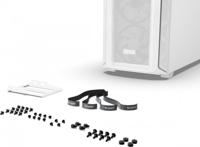 be quiet! Shadow Base 800 FX White (szkło hartowane) (2xUSB 3.2 Gen1, USB-C 3.2 Gen2) (4x2.5, 2x3.5) [BGW64]