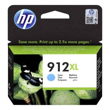 3YL81AE (912XL) - cyan, oryginalny wklad z atramentem HP, 9,9 ml, 825 stron (HP OfficeJet 8010 All-in-One, 8012, 8012e, 8013, 8014, 8015, 8020, 8022, 8023, 8024, 8025, 8026, 8028, 8035)