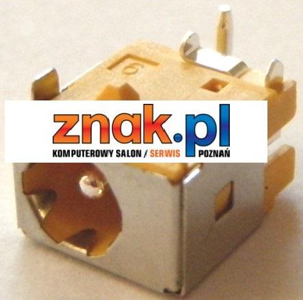 Gniazdo zasilania GNL88 do wtyczki 5.5x1.7mm do notebooków Acer Aspire ONE AOD150 series, AOA110-1662, ZG5 / Acer Aspire 5050 Series / Acer Travelmate 290, 2480, 3270 itp.