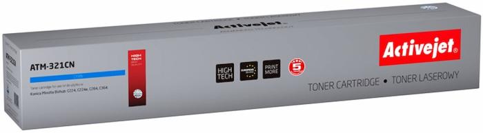 ATM-321CN - toner Activejet ATM-321CN (zamiennik Konica Minolta TN321C; Supreme; 25000 stron; niebieski)  (Konica Minolta Bizhub C224, C224e, C284, C364)