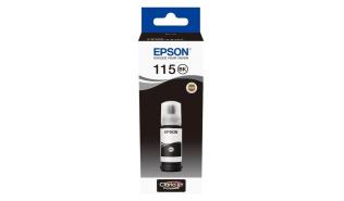 C13T07C14A EPSON 115 Czarny 70 ml (115 EcoTank) - czarny, oryginalny atrament Epson, 70 ml, 6200 stron (Epson EcoTank L8160, L8180)