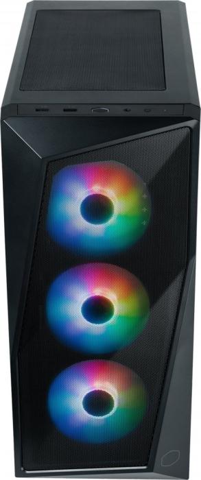 CoolerMaster CMP 520 mini-ITX (szkło hartowane) (1x USB 2.0, 1x USB 3.1) (2x2.5, 2x3.5) [CP520-KGNN-S00]