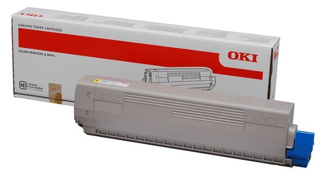 46443101 - Toner C833, 843 10K żółty 46443101 (OKI)