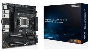 Asus PRO WS B850M-ACE SE (AMD B850) [AM5, 4xDDR5 do 8000MHz, (HDMI 2.1, DP 1.4) (3xM.2, 1xPCIe 5.0 x16, 1xPCIe 4.0 x16 (x4, x8), micro ATX]