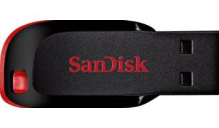SanDisk Cruzer Blade 32GB USB 2.0 (17MB/s , 7MB/s) (czarno-czerwony) [SDCZ50-032G-B35]