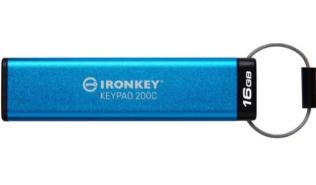 Kingston IronKey Keypad 200 16GB USB-C (145/115MB/s) AES Encrypted (szyfrowany) [IKKP200C/16GB]