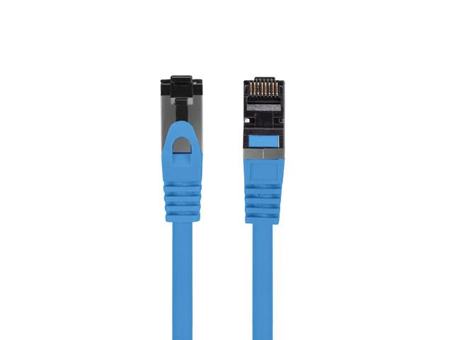 Lanberg (1.0m) Kabel sieciowy (Patchcord) kat.8.1 S/FTP LSZH CU Fluke Passed (niebieski) [PCF8-10CU-0100-B]