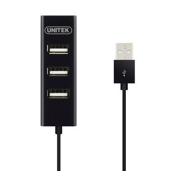 Unitek Y-2140 USB 2.0 Hub 4-porty (czarny)