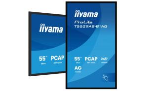(55) 54.6 Iiyama ProLite T5529AS-B1AG (VA DLED 4k, 3840x2160, 500, 6.5ms, 60hz) (2xHDMI, USB-C DP PW, 2xUSB 2.0, LAN, RS232c) dotykowy, głośniki, system Android, czarny
