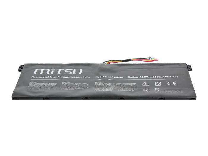 Mitsu bateria Acer Aspire E3-111, V5122 15.2V, 3000mAh [BC/AC-E3]
