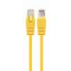 Gembird (1.5m) UTP cat. 5e RJ45 Kabel sieciowy (Patchcord) (żółty) [PP12-1.5M/Y]