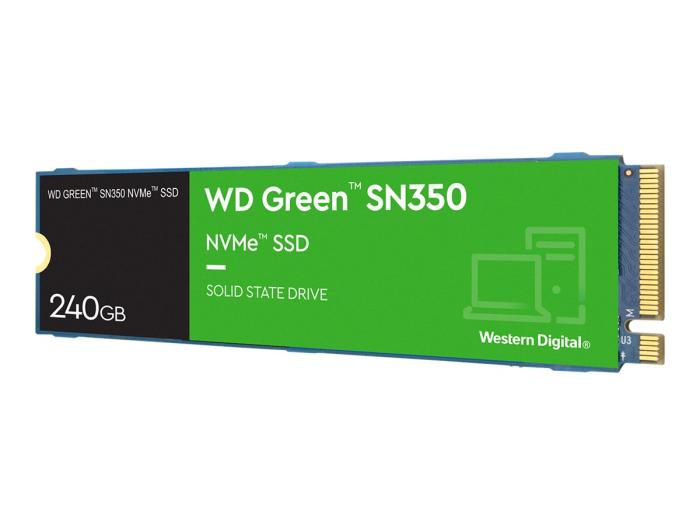 WD Green SN350 240GB SSD M.2 2280 PCIe Gen3x4 (2400/900MB/s) [WDS240G2G0C]