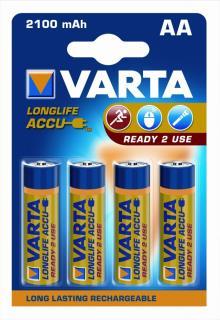 Bateria Varta Longlife 2100 mAh akumulatory AA (4 szt.) [56706101404]