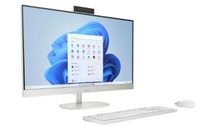 Komputer All-in-One HP 27 AiO [C63J2EA] 12-Core Intel Core Ultra 5 125U /27 1920x1080 matowa, dotykowy / 16GB DDR5 / 512GB / Intel Graphics / Win11Home (biały)