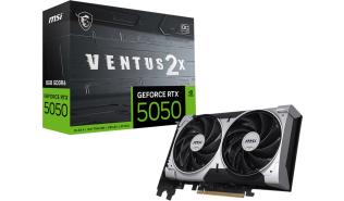 GeForce RTX5050 MSI 8GB GDDR6 VENTUS 2X OC [V538-002R] (1xHDMI 2.1b, 3xDP 2.1b) (128-bit, PCIe 5.0)