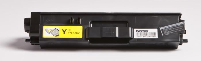 TN326Y - yellow, oryginalny toner Brother, 3500 stron (HL-L8250CDN, L8350CDW, DCP-L8400CDN, L8450CDW, MFC-L8650CDW, L8850CDW)