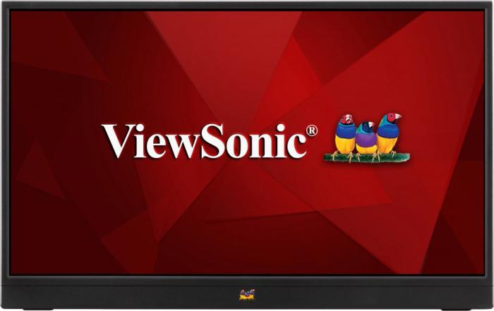 15.6’’ ViewSonic VA1655 (IPS LED, 1920x1080, 250, 170/170, 7ms, 64%sRGB, 60Hz) (1xMiniHDMI 1.4, 1xUSB-C/DP PD, 1xUSB-C) głośniki (2x0.8W), srebny