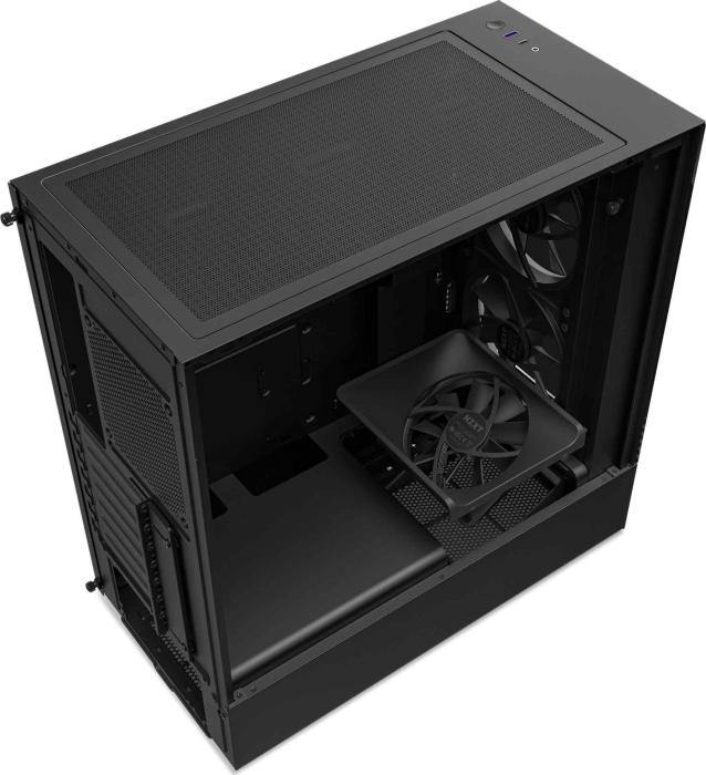 NZXT H5 Elite (czarny) (szkło hartowane) (1xUSB 3.2 Gen1, 1xUSB-C 3.2 Gen1) (2x2.5, 1x3.5) [CC-H51EB-01]