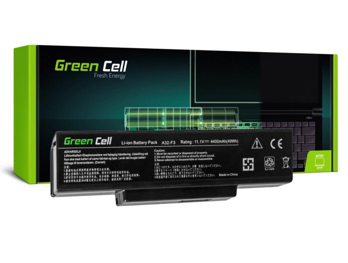 Green Cell bateria do Asus F2 F2J F3 F3S F3E F3F F3K F3SG F7 M51, 10.8V/11.1V 4400mAh [AS12]
